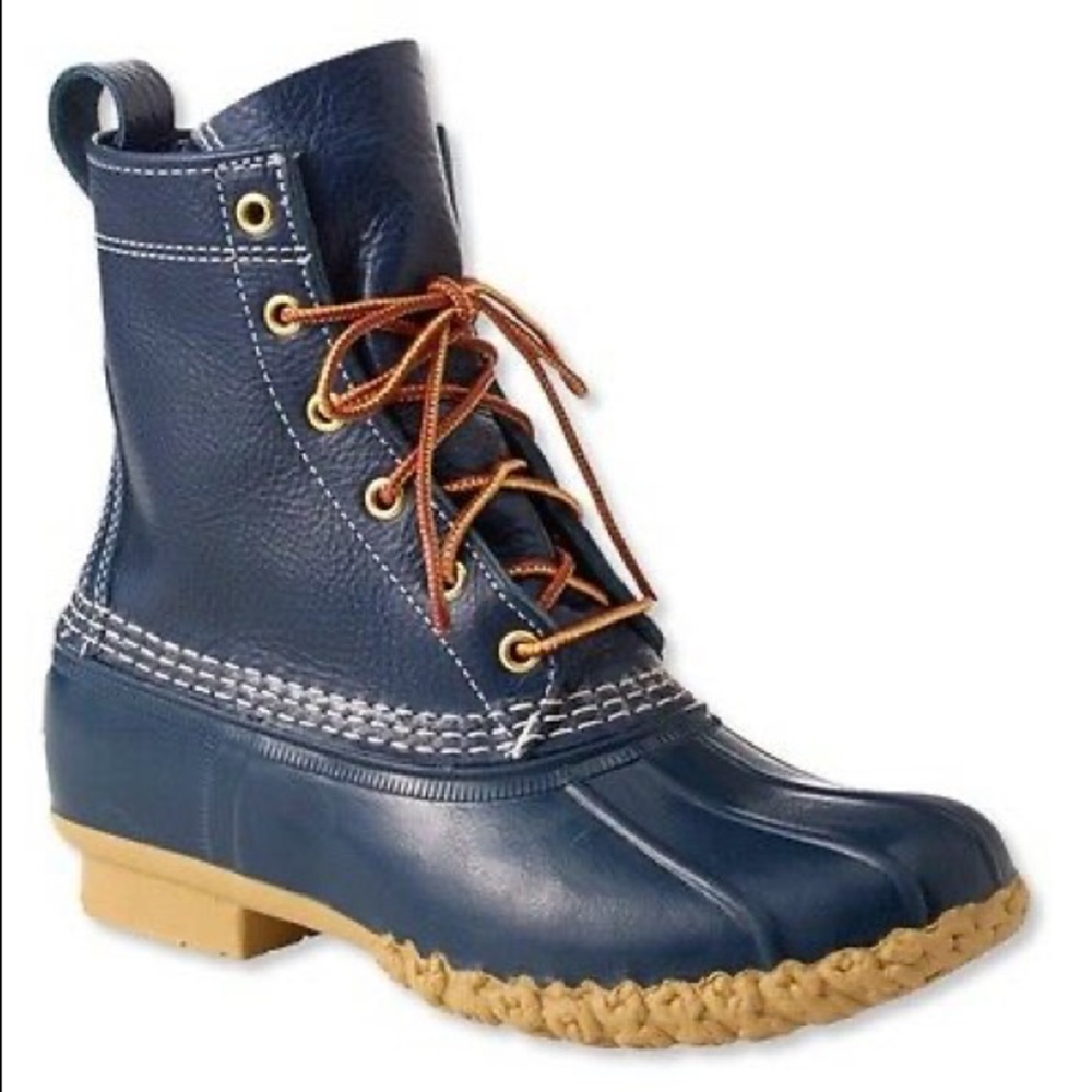 Women's Small Batch L.L.Bean Boots, 8” Thinsulate Navy